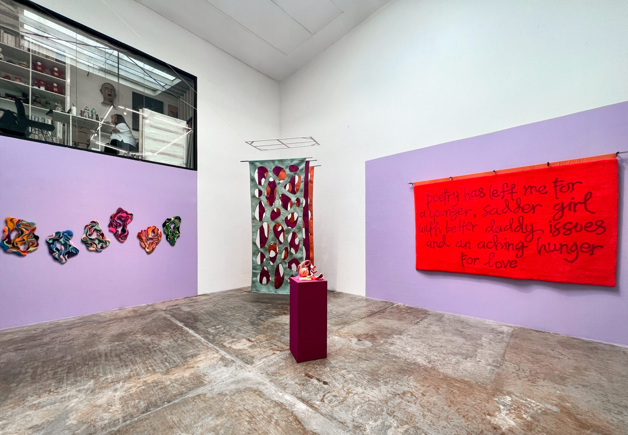 Marionne Contreras "Poetry has Left Me" exhibition at Vinyl on Vinyl Gallery, 2023