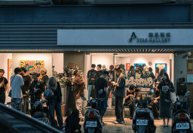 Mr. OGAY 'Weirdland" exhibition opening at AStar Gallery, 2025